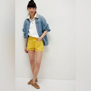 NWT We The Free Bettie Sailor Shorts ~Yellow Gold~